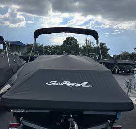 2426222 Searay 19 Mooring Cover. Fits Around A Bimini Top Not Tower. Outboard