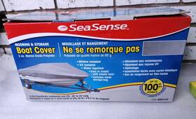 Ss50011116 Seasense Mooring And Storage Boat Cover 20ft - 22ft Long Nib 50011117