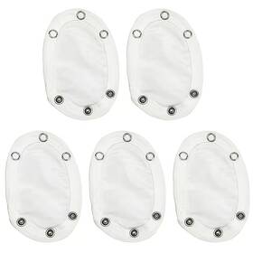 Brext-5pk-wht Selheng 5 Pcs White Universal Baby Jumpsuit Diaper Infant Romper Length