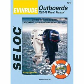 Seloc Publishing 18-01313 Evinrude Outboard 2002-2012 Repair And Tune-up Manual