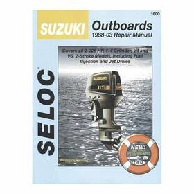Seloc Publishing 18-01600 Suzuki Outboard 1988-1999 2-225 Hp Repair Manual