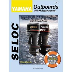 Seloc Publishing 18-01701 Service Manual Yamaha Outboards 4 Stroke 1984-96