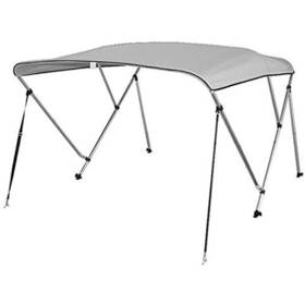 Slbt3gr853 Serenelife 3 Bow Bimini Top -2 Straps And 2 Rear Support Poles With 600d Polyester