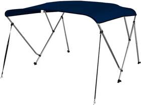 Slbt3nav612.5 Serenelife Serenelifehome Waterproof Boat Bimini Top Cover 3 Bow 72ftft X 61-66ftft 46 Black