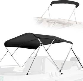 Slbtw78g.5 Serenelife 3 Bow Bimini Top Boat Cover - 72 Inch X 73-78 46 Durable 1