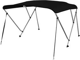 Slbt3bk661.5 Serenelifehome Waterproof Boat Bimini Top Cover-61-66 Inch W 3 Bow Canvas Black