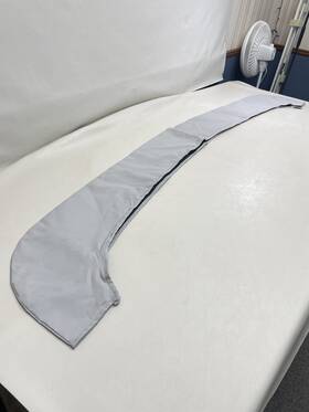 80220sil Shademate 80220 Silver Universal 90 Inch L X 8 W Bimini Boot Marine Boat