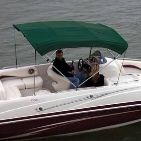 80279for Shademate 80279 Forest Green 4 Bow 8ftl 42 Inch H 54 -60 W Bimini Top With Boot Boat