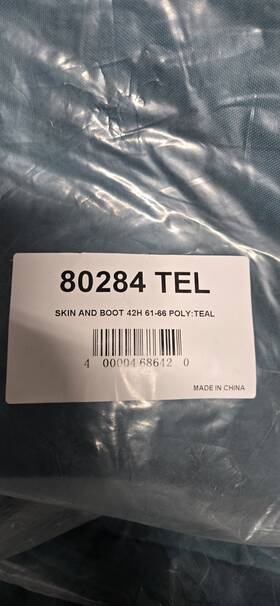 80284tel Shademate 80284 4 Bow Universal Bimini Top With Boot Linen 63 1/2 Inch X 95 Marine