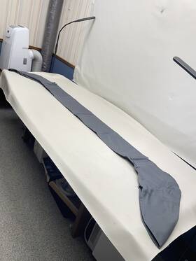 80357chr Shademate Universal 107 Inch L X 10 H Bimini Boot Charcoal Marine Boat