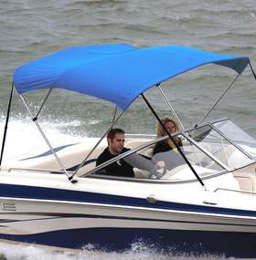 Ov80215ob Shademate Polyester Bimini Top And Boot Only - Blue