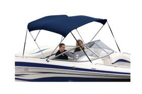 Ov80239an Shademate Ov80239an/300392 Sunbrella Bimini Top Cover With Boot 3 Bow 6ft Long Navy Marine Boat