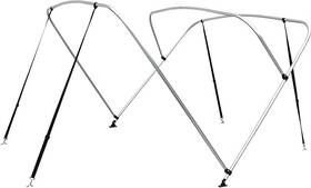 Ov80256 Shademate Bimini 3-bow Aluminum Frame Only 6ftl X 46 Inch H 79 -84 W Boat
