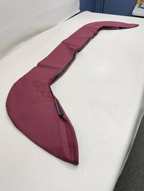 Ov80375oy Shademate Universal Burgundy 75 Inch L X 9 W Bimini Boot Marine Boat