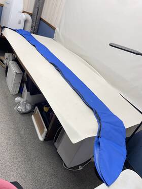 Ov80396oa Shademate Universal 117 Inch L X 9 W Royal Blue Bimini Boot Marine Boat