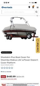 M00152 Sharkskin Plus Cover For Moomba Mobius Lsv With Tower Doesnfoott Platform 4-fd1