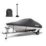 Shieldo Bass Boat Cover 600d Fit V-hull Fishing 14-16foot L Beam Width To 75inch