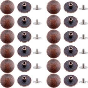 Xm2421631ta005k0-m Smallcat 12 Sets Replacement Rivets For Clogs Metal Shoes Red Bronze