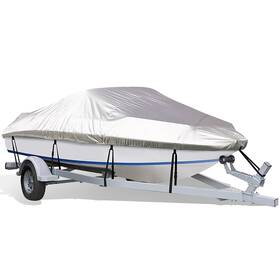 Smikodo 765150240101 Boat Cover Fade Resistant Duty Trailerable Covers Waterproof Mar