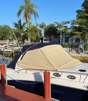 6767 Solkick Cruising Boat Cover - Ultimate Sun Protector And Shade Solution