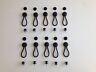 Sp-07b Stayput Black Shock Cord And Fastener Pack With 819528021073