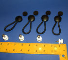 Spblkww-4 Stayput Bungee Shock Cord Fasteners Black White Surface Attachment Pcs