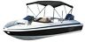 Ss-543b66-nvy Eevelle Summerset Premium Bow Bimini Top Navy 692089112318