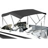 Sse-3b78-chg Eevelle Summerset Elite Charcoal Gray Bimini Top Fabric 692089114992