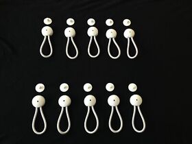Sp-22 Stayput 5inch White Shock Cord And Fastener 10 Pack Length Is