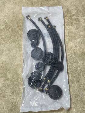 F09d01 Stayput 5 Pack Black Shock Cord Cover Clip Pk5 #f09d01 -04 New