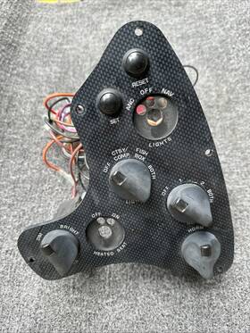 210-02855-f Stratos Extreme Ss 19-21ft 1999-2002 Right Dash Switch Panel