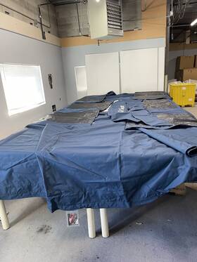 42490-07n Suncruiser Trinidad 200 Lp 2006-07 Full Enclosure Canvas Navy Boat