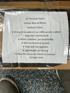 Pa2096 Suntanner Pontoon Cover For Boats Old New Stock