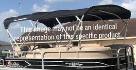 44840-44921 Suntracker Dowco Marine 2014 Double Bimini Top Bow/aft Canvas Oem 24ft Party Barge- Black