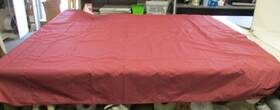2021014015 Sureshade 3 Bow Bimini Top And Boot Burgundy Marine Boat
