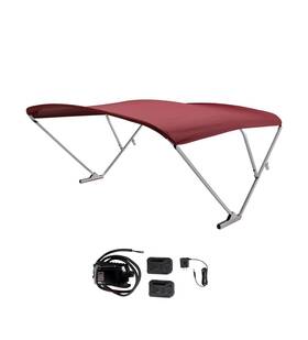 2021133090 Sureshade Power Electric Shade System Pontoon Boats 92-102 Inch Wide 20v Garagebin