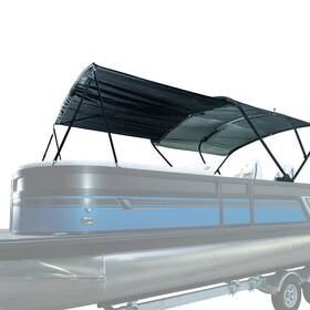 2022002186 Sureshade Bimini Extension F/power -7ft Chrome Hardware With Black Canvas