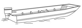 Sf88014on Survivor Marine Products Semi Custom Boat Cover For Jon