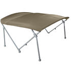 T 8.5x10 Dlx Tan Deluxe Frame Wide Long Pontoon Boat Top Oem