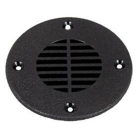 T9t-fd4dp T-h Marine Single Round 5 5/8 Inch Diameter Matte Black Plastic Boat Deck Drain Cover