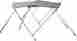 T3669s-bt2 Universal 6 Replacement 3 Bow Bimini Top 67 72 Wide W Boot Grey No Frame