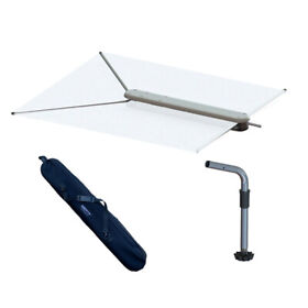T10-3000-3 Taco Shade Fin With White Fabric Bag And Fixed Rod Holder Mount Kit
