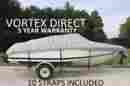 Tan2324vh Vortex New Heavy Duty Fishing Ski Runabout Boat Cover 23 24 Ft Beige Tan 634145987829