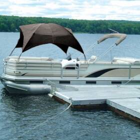 12003or Taylor Made Pontoon Easy Up Shade Top Gazebo 8ft X 102 Inch 50 Black Boat