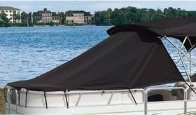 12008ore Taylor Made Pontoon Playpen Shade Black 176 Inch X 100 1/2 Marine Boat