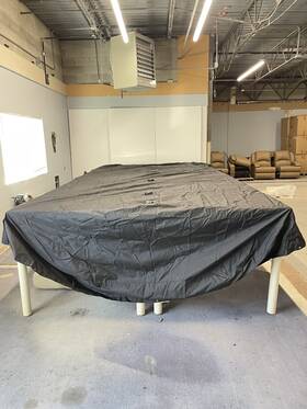 128466231 Taylor Made Mh-l-22u Black 274 Inch L X 128 3/4 W Cover Marine Boat