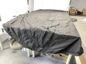 128564231 Taylor Made Misty Harbor D-23 2021 Pontoon Cover Black 253 Inch X 119 1/2 Boat