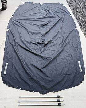 150893-089 Taylor Made Starcraft Svx 171 Boat Cockpit Cover Black