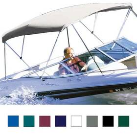547020ow Taylor Made New Hot Shot Bimini Boatop 6ft X 54 Inch 73 -78 Top Only - White
