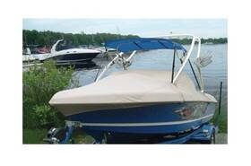 62123 Taylor Made Tower Bimini Top Polar Blue 4ft X 16ft 68-71 Inch Marine Boat